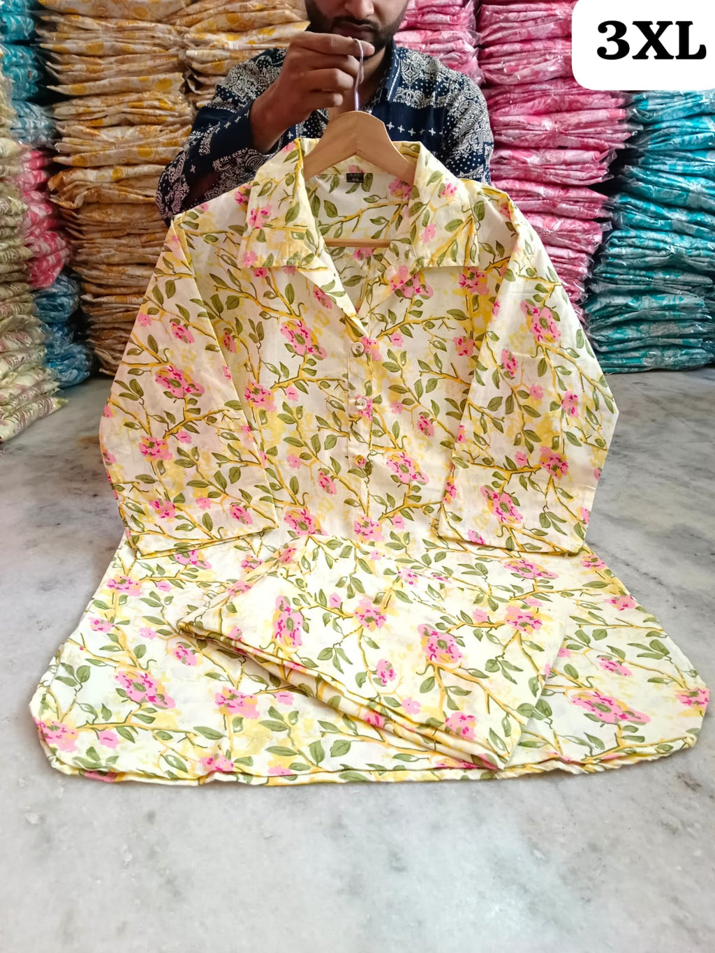 Bright Cotton Co-ord Set