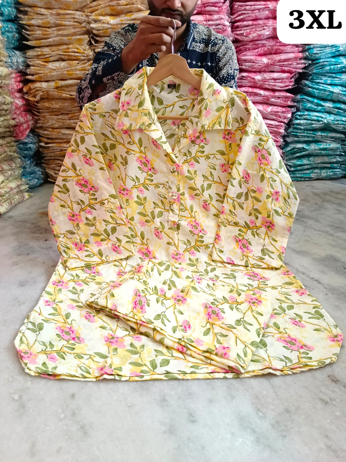 Bright Cotton Co-ord Set