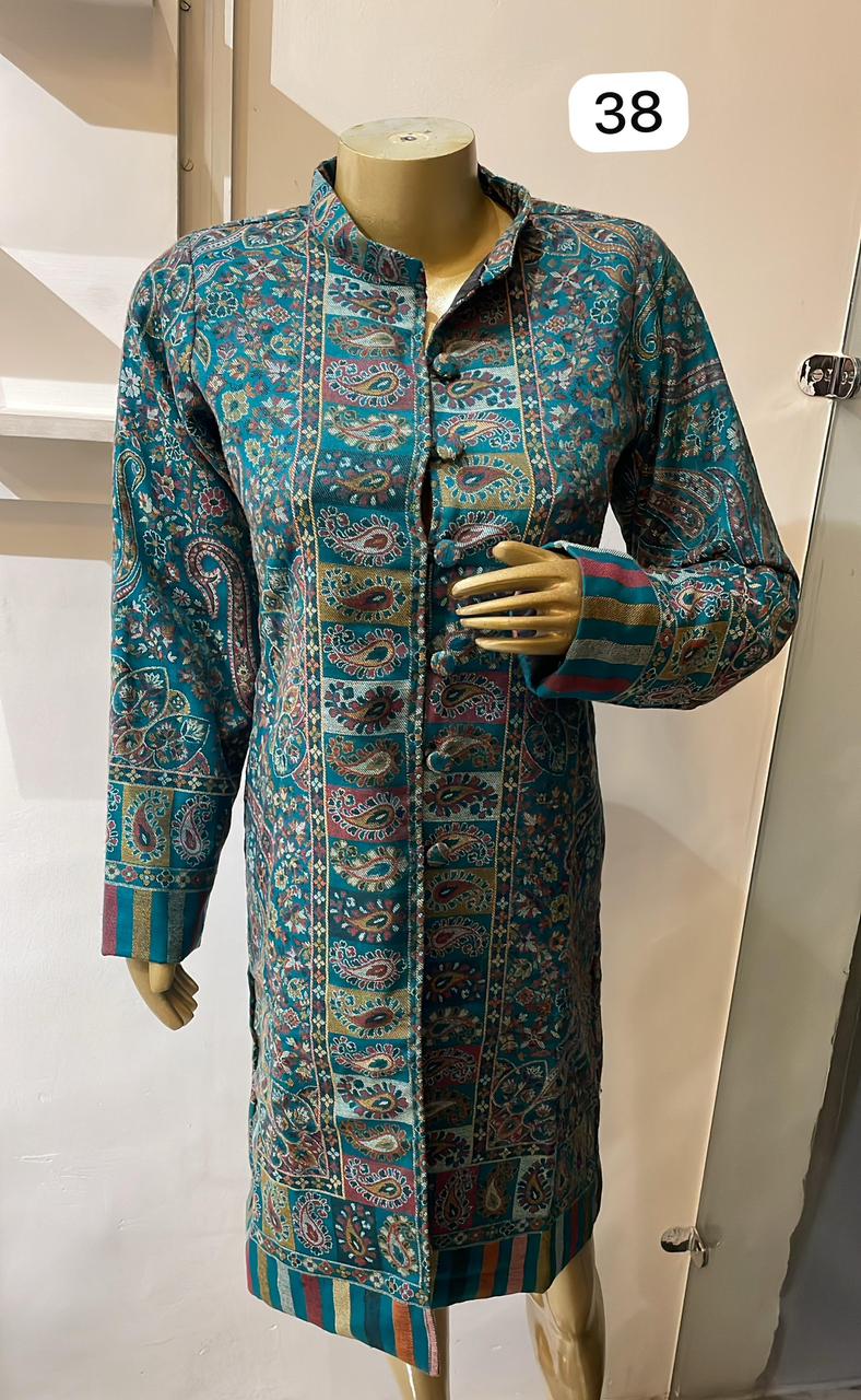 Designer Kashmiri Stitched Jackets/Coats