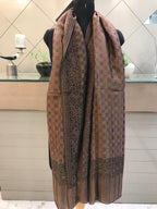 Zari Wool Jamdani Weaving Stole