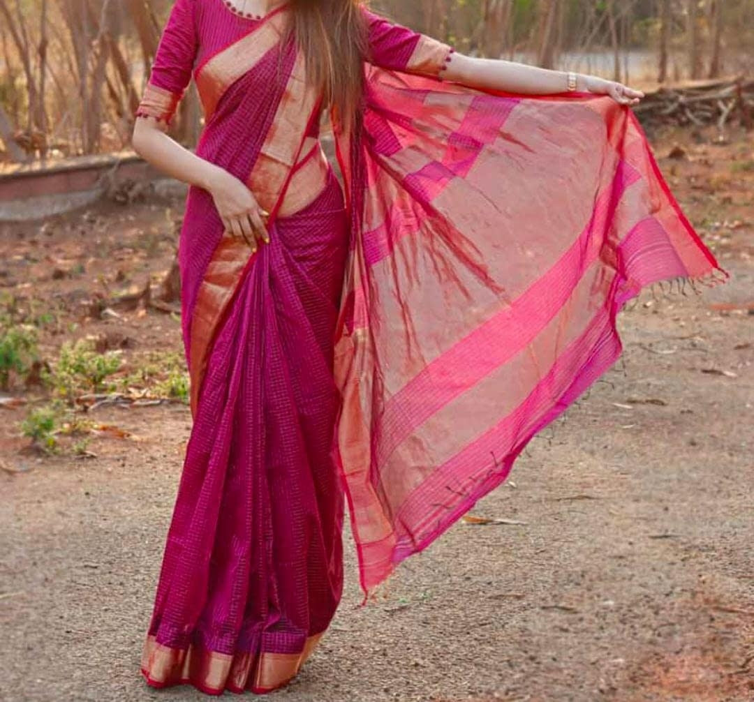 Maheshwari Silk Cotton Sarees