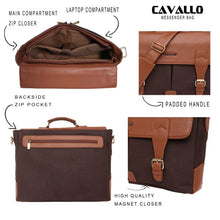 Load image into Gallery viewer, Cavallo Vintage Messenger/Laptop Bag