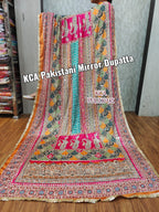 Pakistani Mirror Work Chinnon Dupattas