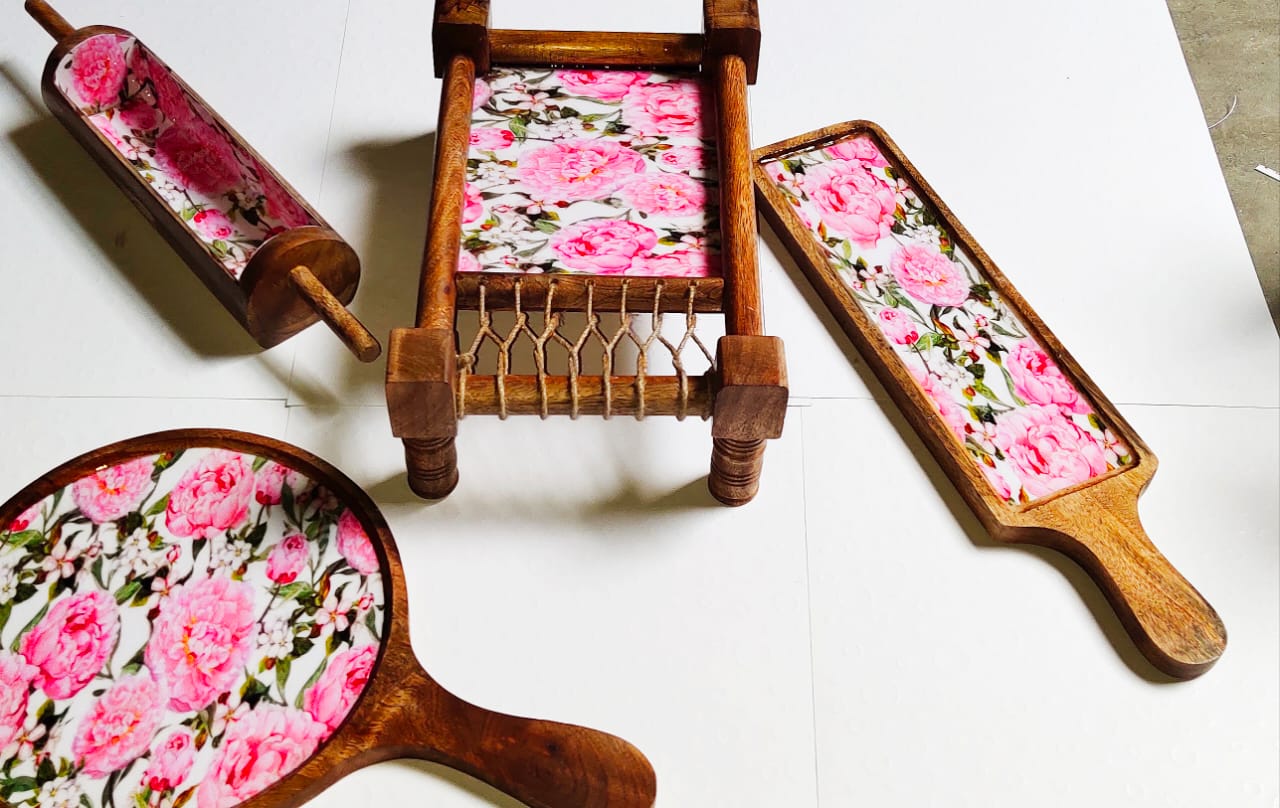 Set of Wooden Platters