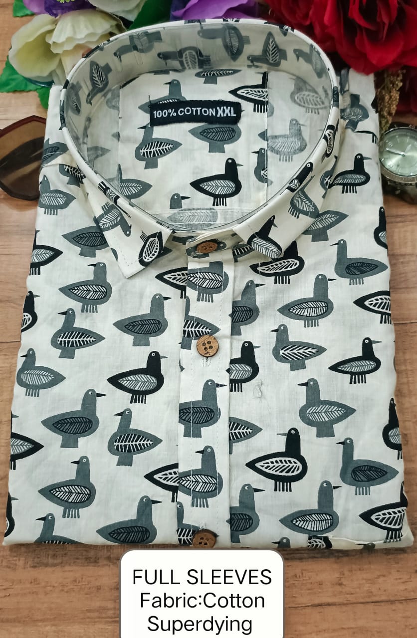 Men's Full Sleeves Cotton Shirt