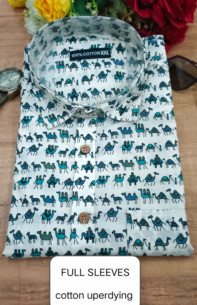 Men's Full Sleeves Cotton Shirt