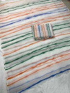 Independence Day Linen Cotton Saree