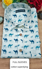 Men's Full Sleeves Cotton Shirt