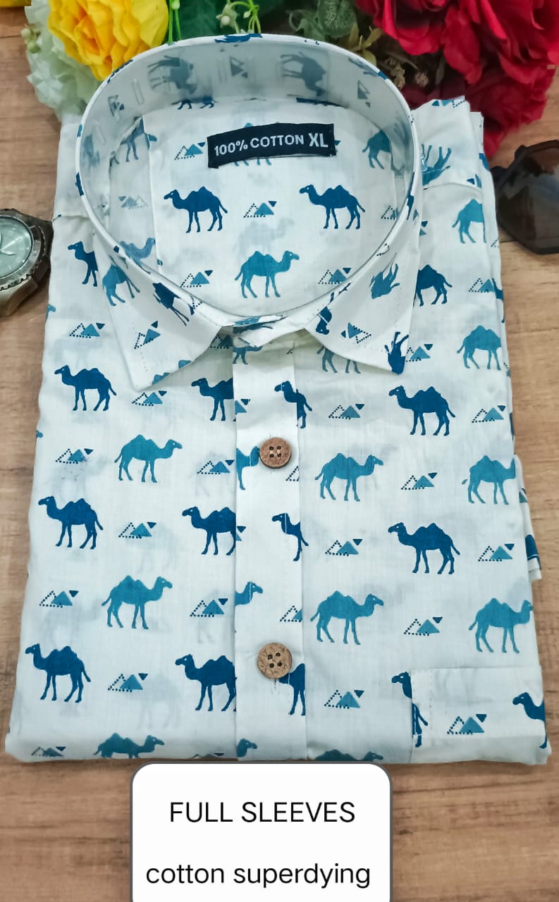 Men's Full Sleeves Cotton Shirt