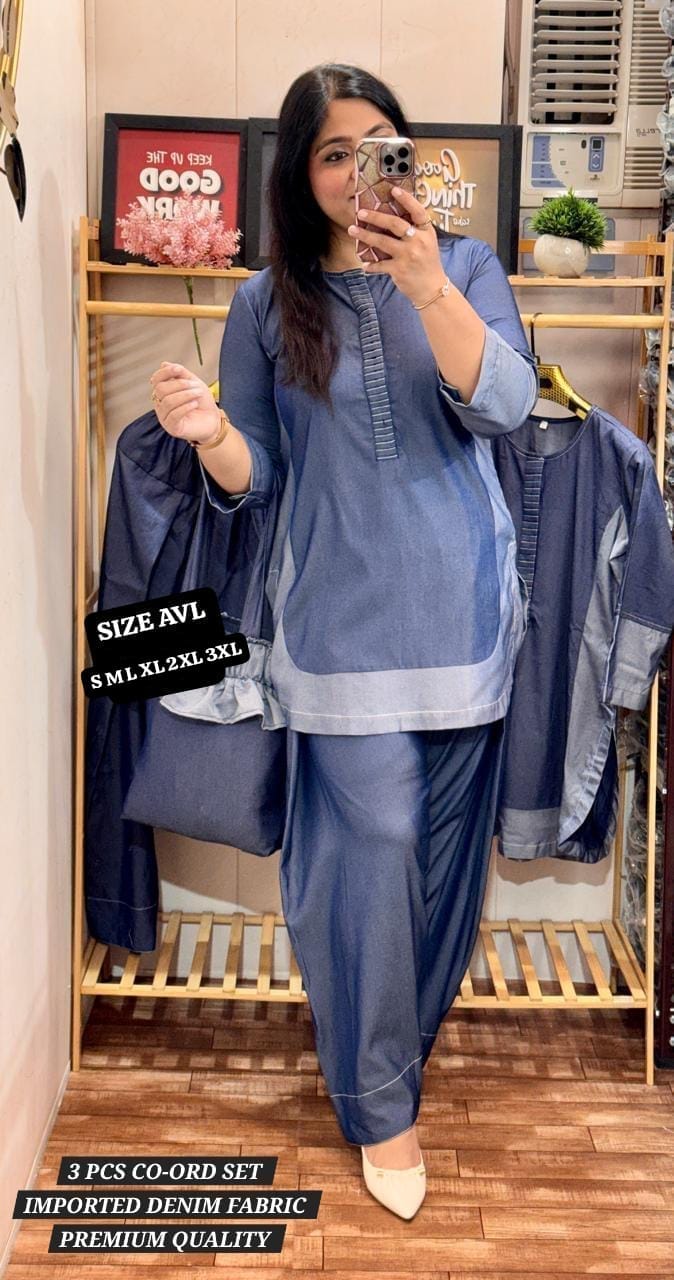 Denim Couture - Denim Cotton Set