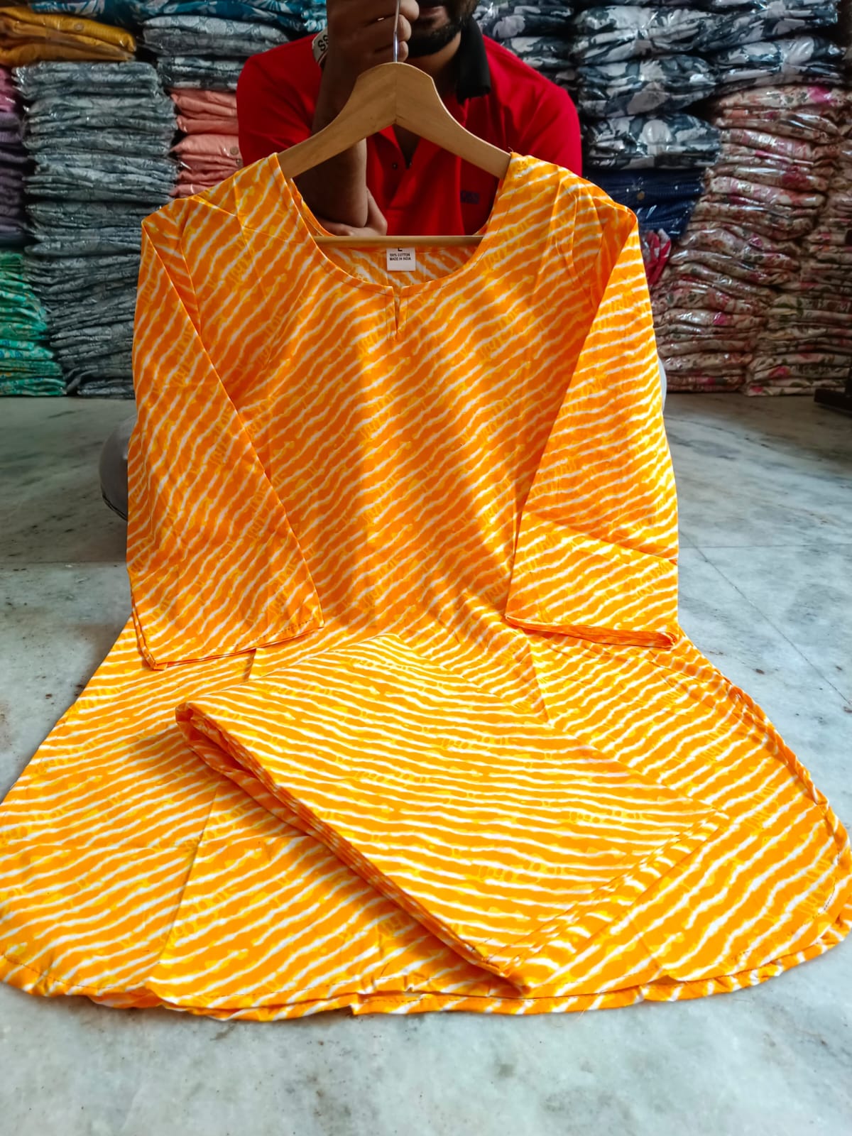 Lehriya Cotton Co-ord Set