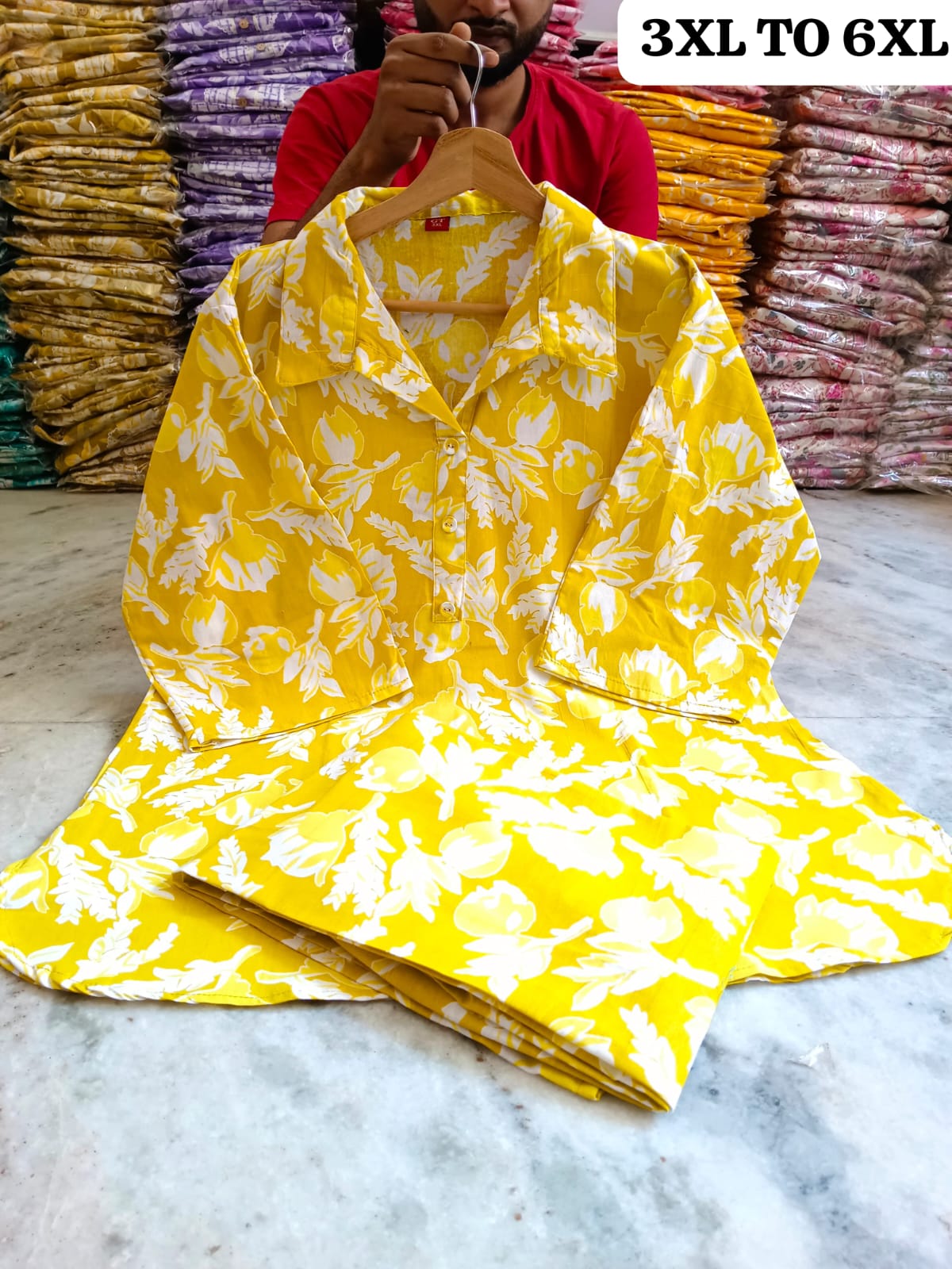 Bright Cotton Co-ord Set