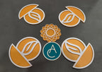 MDF Board Small Rangoli Set