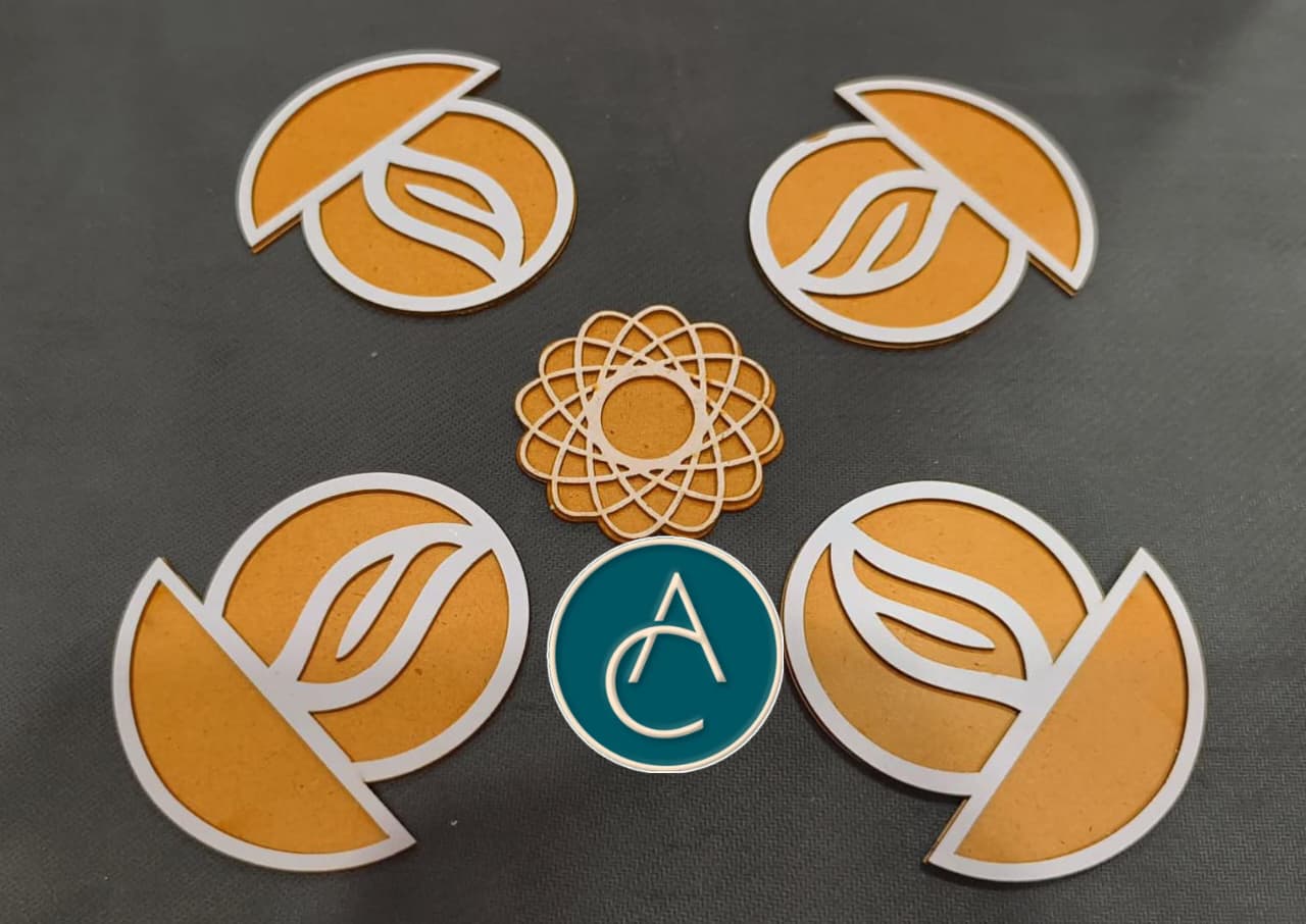 MDF Board Small Rangoli Set