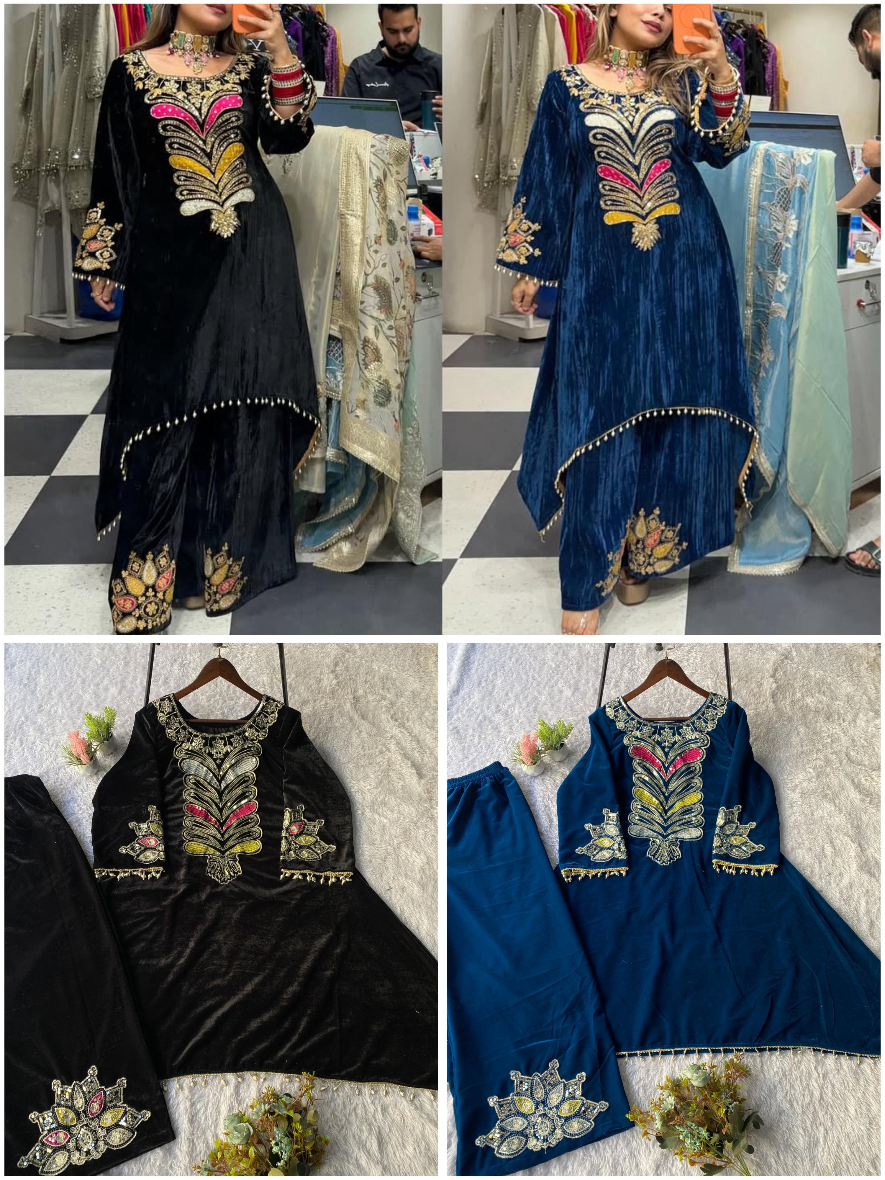 Exclusive Velvet Co-ord Set