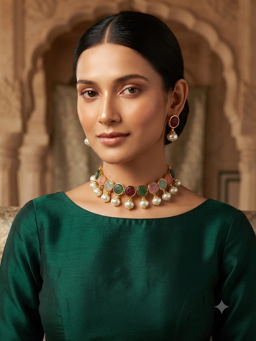 Beautiful Neckline Jewelry Sets No. 19