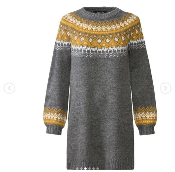 Knitted Dress in Jaquard