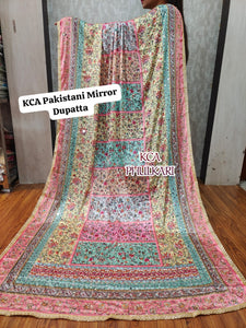 Pakistani Mirror Work Chinnon Dupattas