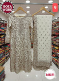 Georgette Chiffon heavy gota patti embroidery suit