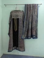 Dola Silk Ajrakh Hand Block 2 pc Suits