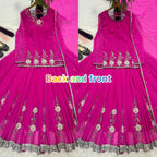 Georgette Stitched Lehenga