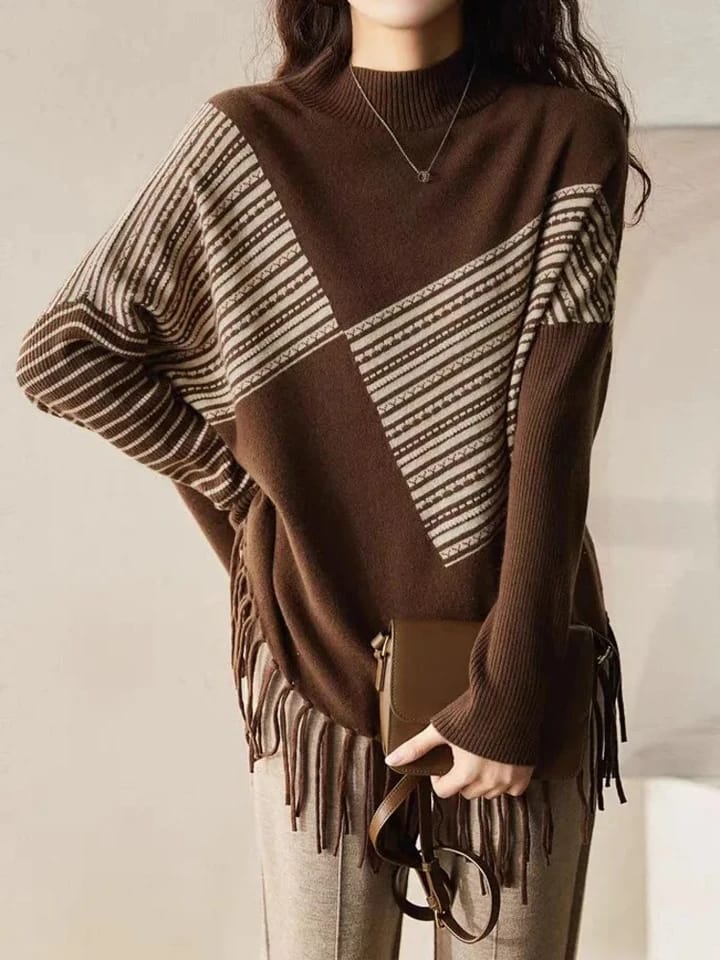 Merlin Luxury Tassel Sweater