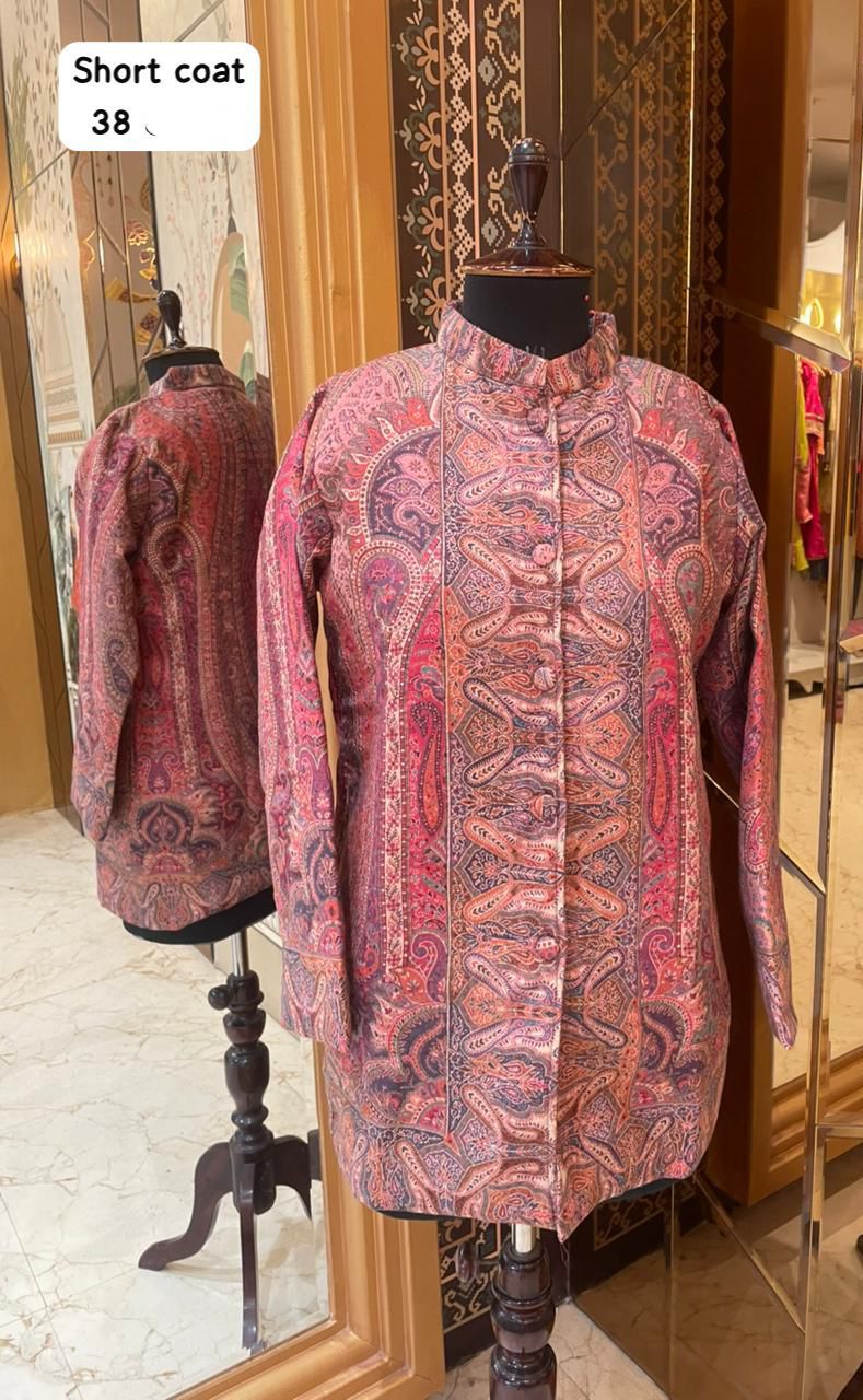 Designer Kashmiri Stitched Jackets/Coats