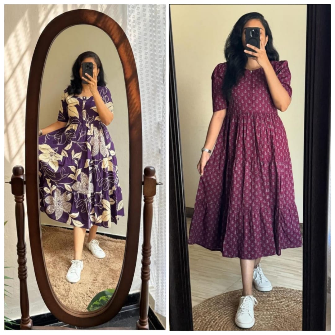Elegant Summer Wear Cotton Dress