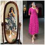Elegant Summer Wear Cotton Dress