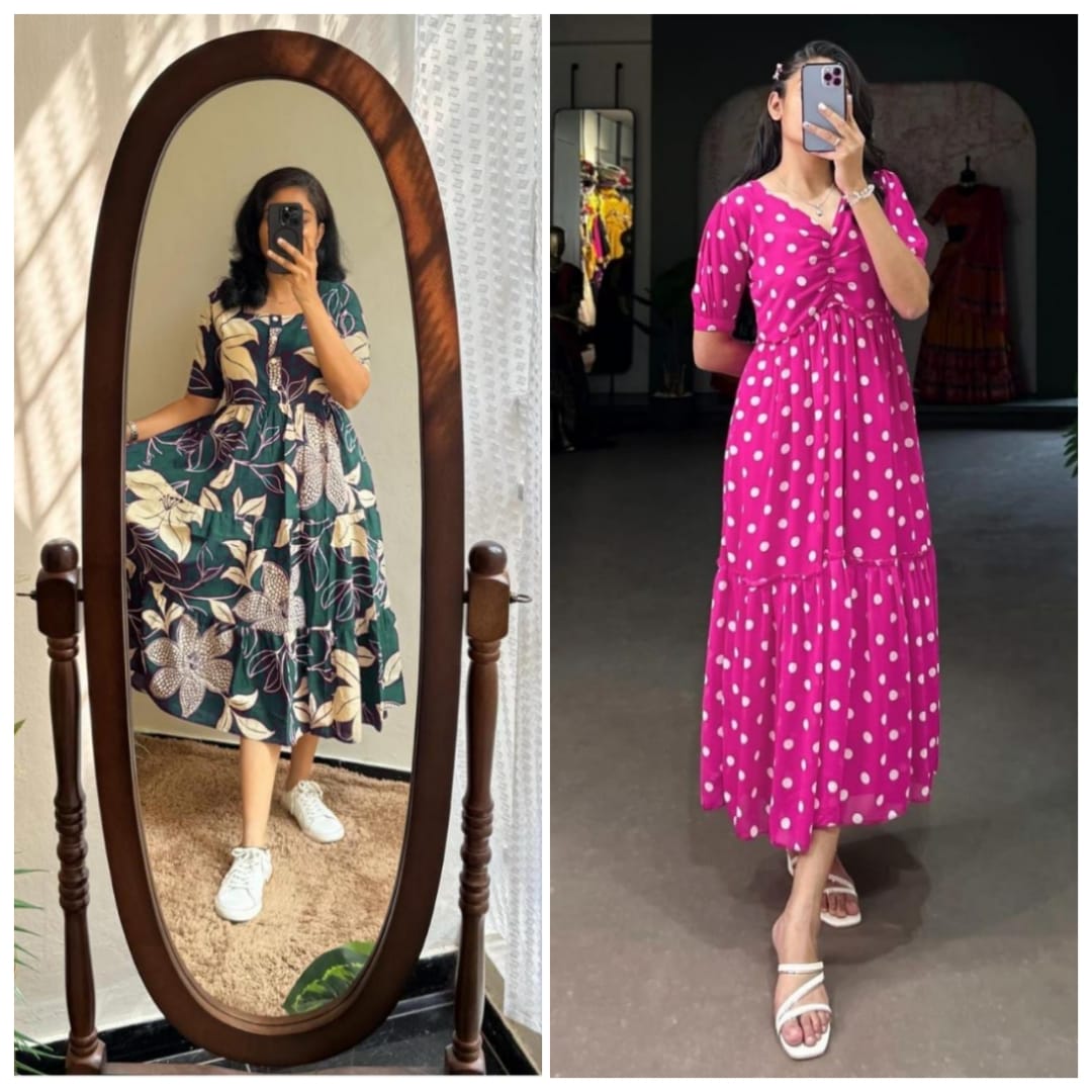 Elegant Summer Wear Cotton Dress