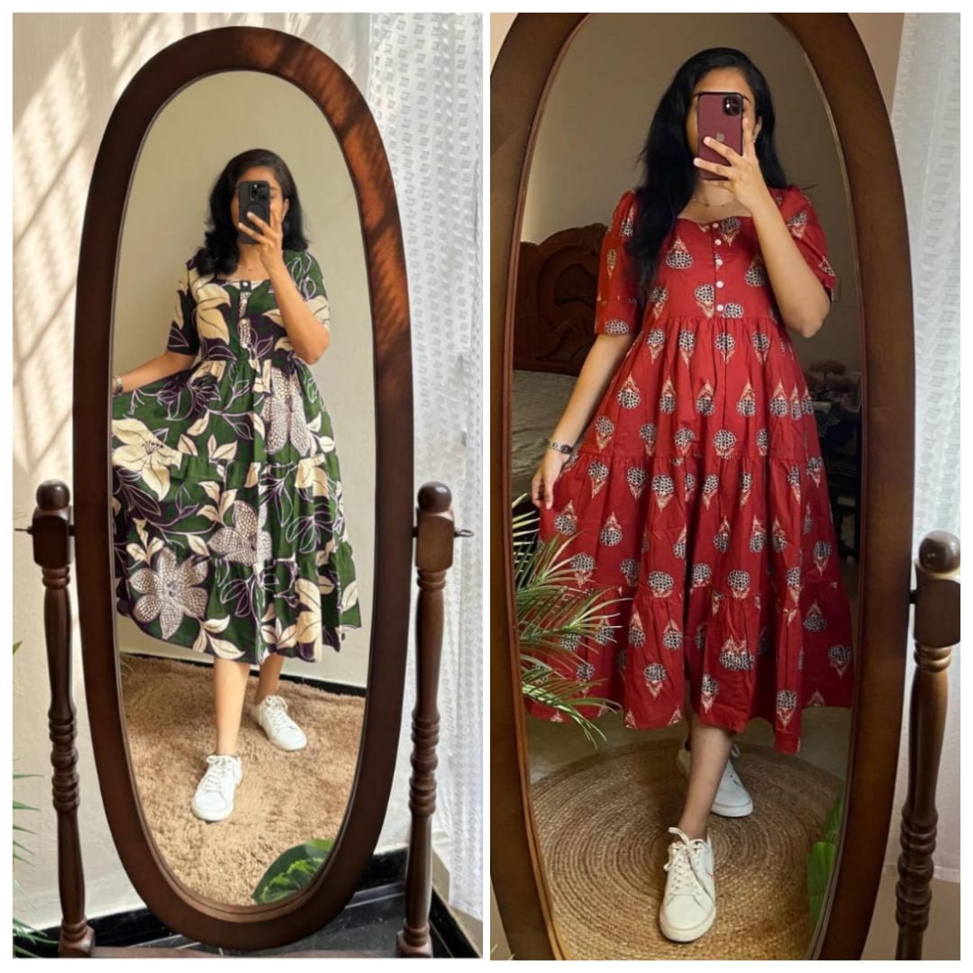 Elegant Summer Wear Cotton Dress
