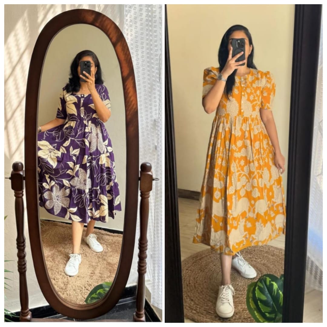 Elegant Summer Wear Cotton Dress