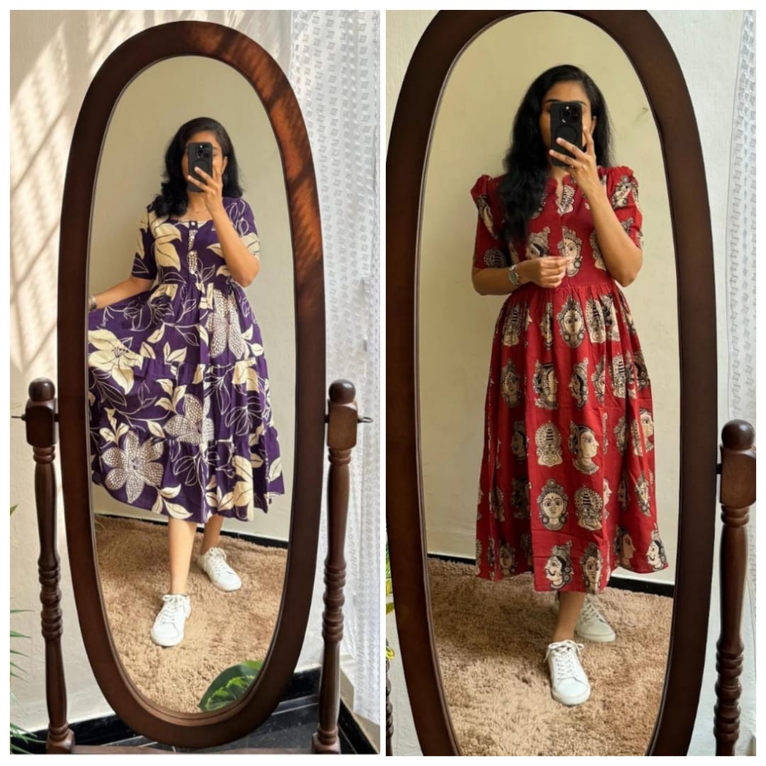 Elegant Summer Wear Cotton Dress