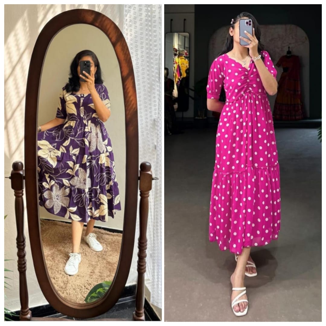 Elegant Summer Wear Cotton Dress