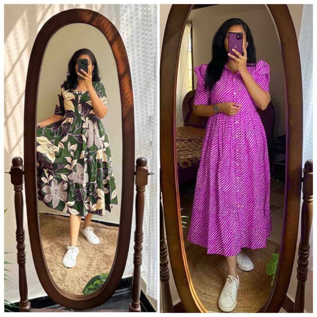Elegant Summer Wear Cotton Dress