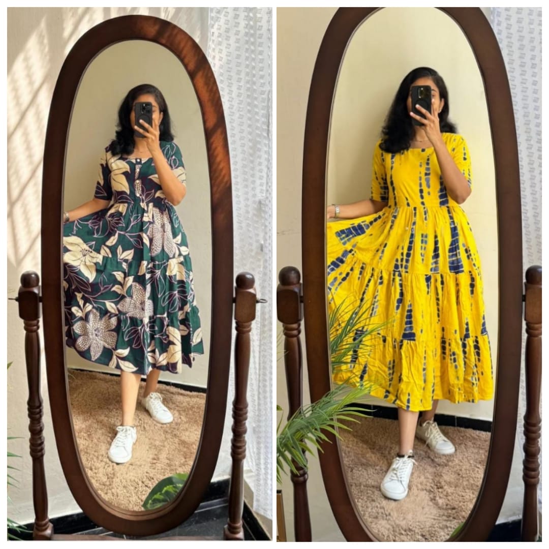 Elegant Summer Wear Cotton Dress