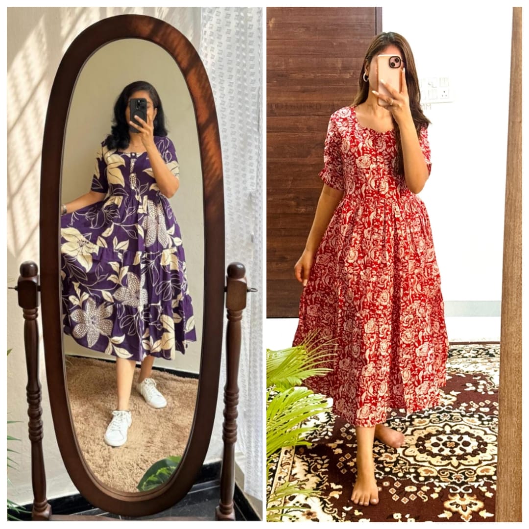 Elegant Summer Wear Cotton Dress