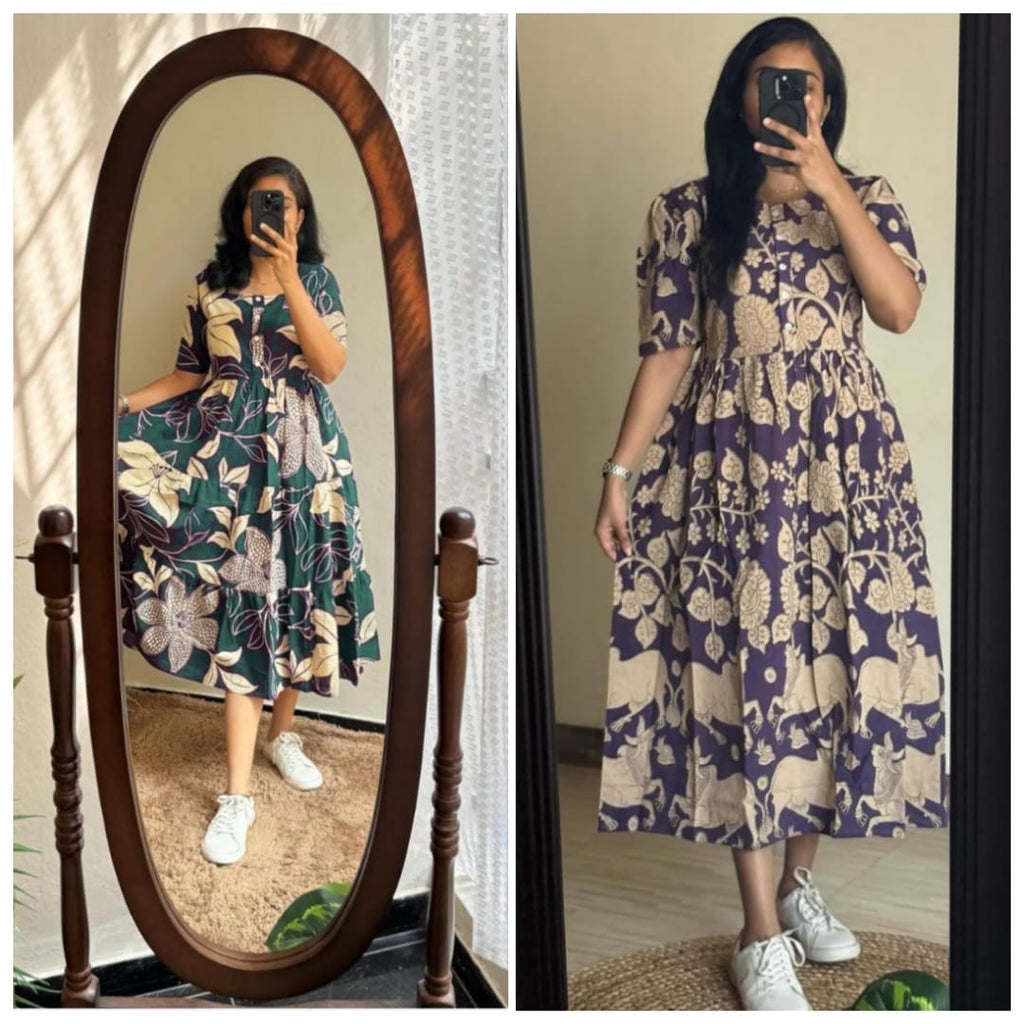 Elegant Summer Wear Cotton Dress