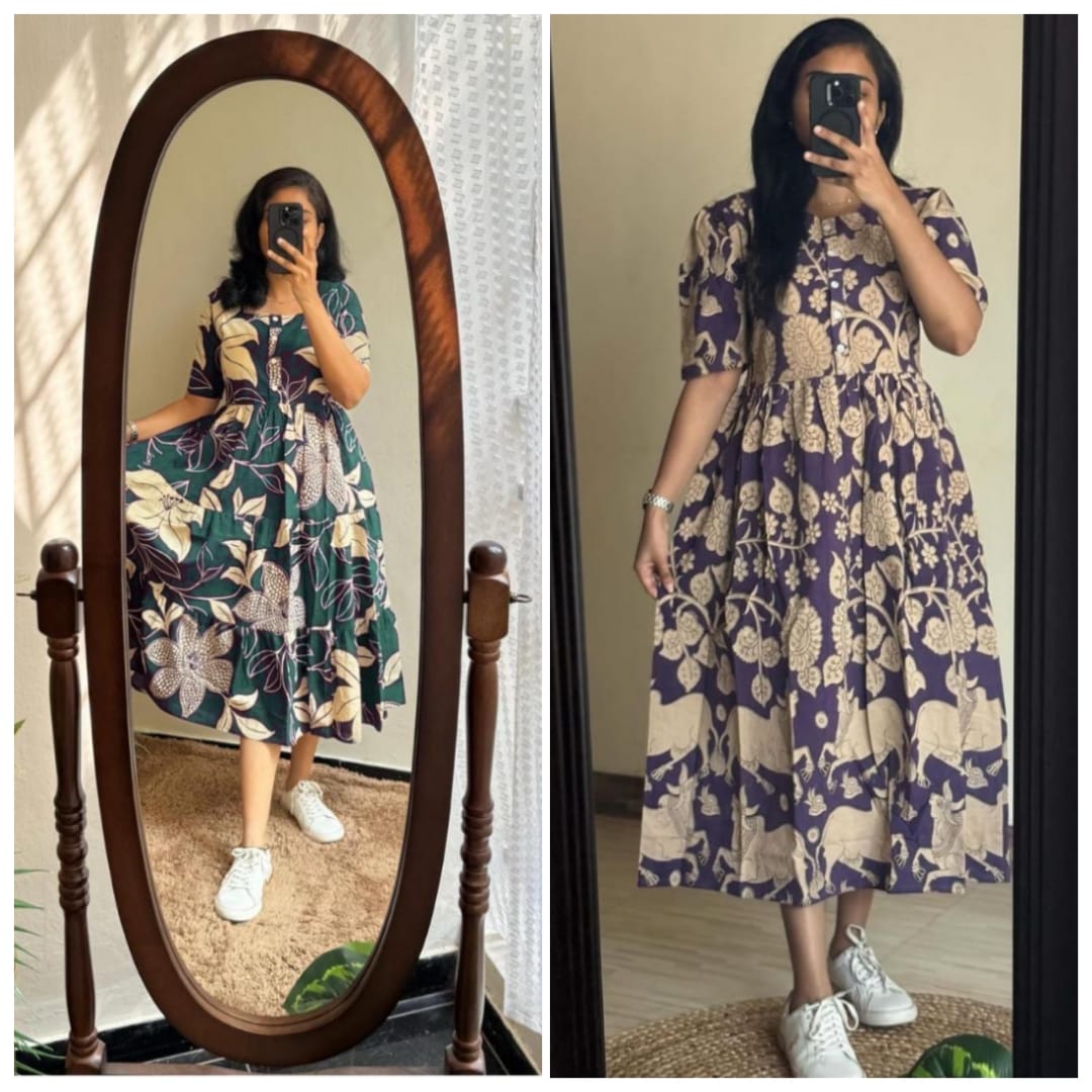 Elegant Summer Wear Cotton Dress