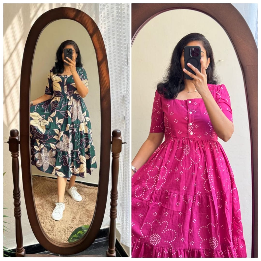 Elegant Summer Wear Cotton Dress