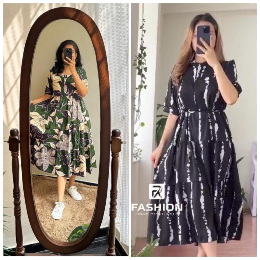 Elegant Summer Wear Cotton Dress