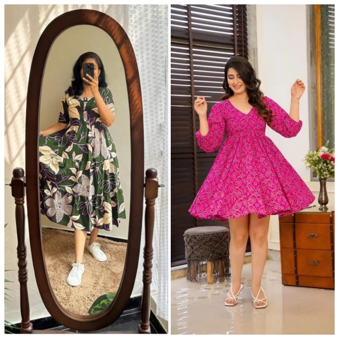 Elegant Summer Wear Cotton Dress