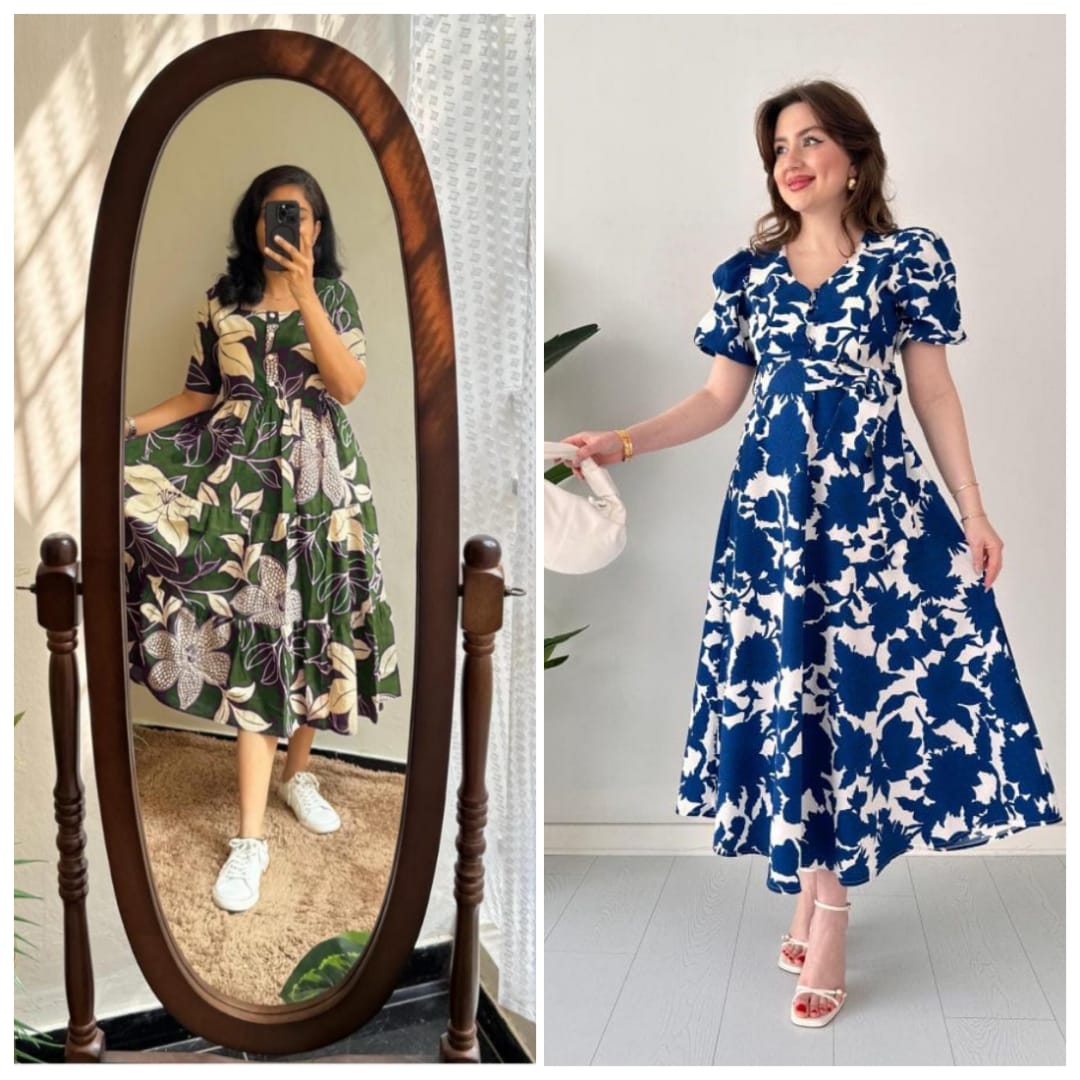 Elegant Summer Wear Cotton Dress