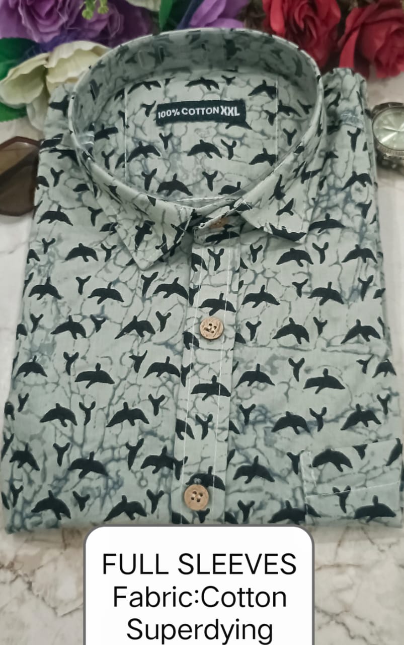Men's Full Sleeves Cotton Shirt