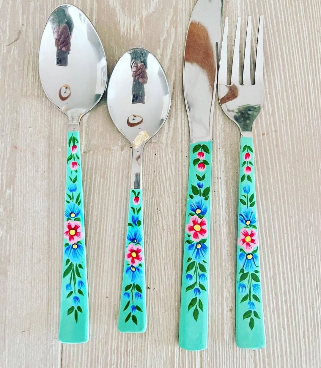 Designer Finish Spoons n Fork Set
