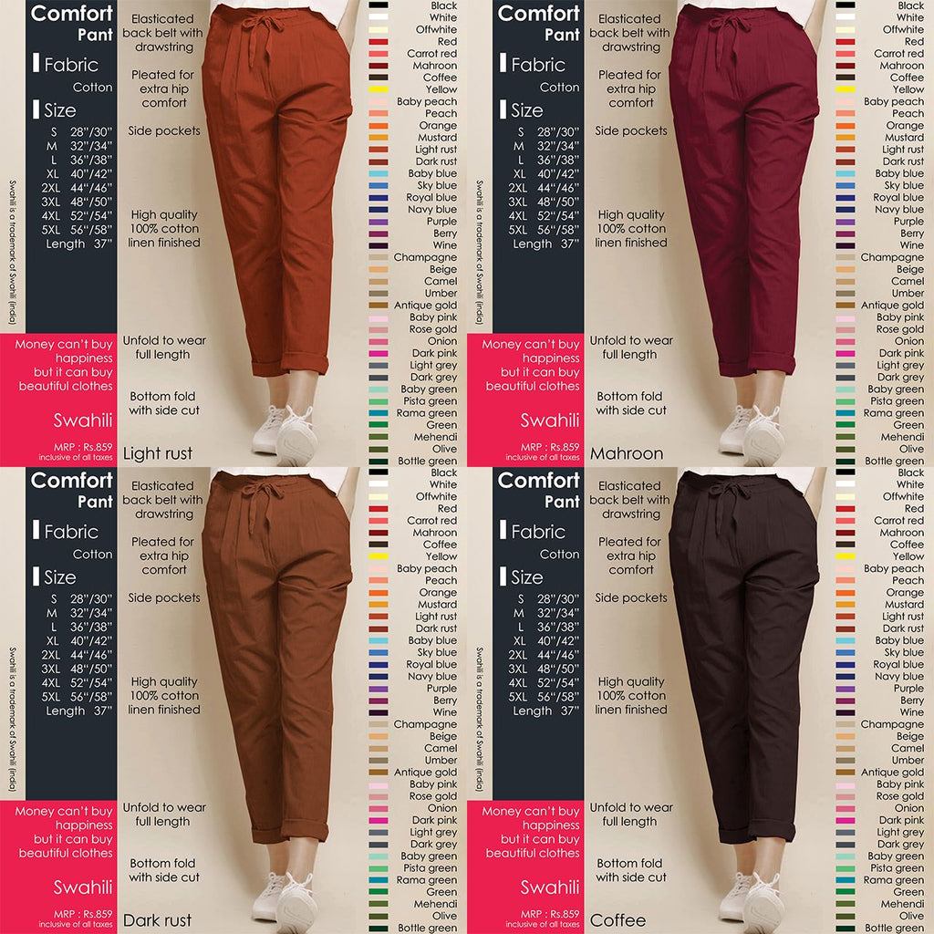 Comfort Cotton Pants