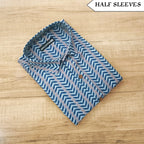 Men's Half Sleeves Cotton Shirt