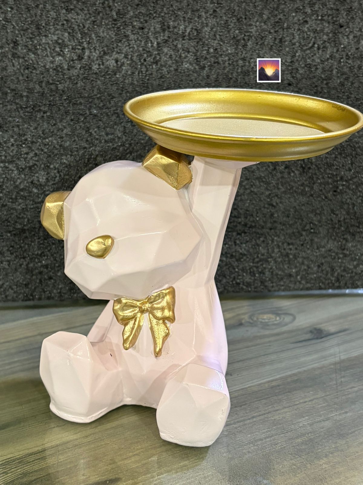 Teddy Bear with Platter