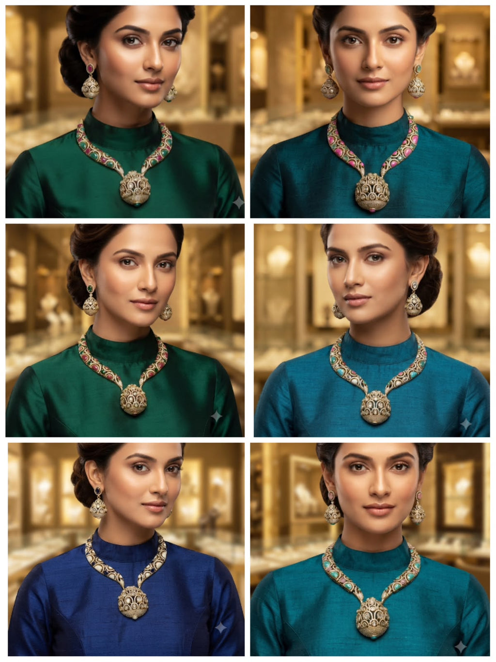 Beautiful Neckline Jewelry Sets No. 23