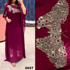 Georgette Indo Western Dress with handwork